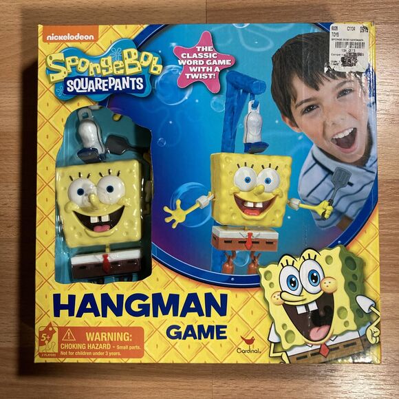 SpongeBob Squarepants Hangman Game • Nickelodeon • 2014 • Complete, Unused - Picture 1 of 3